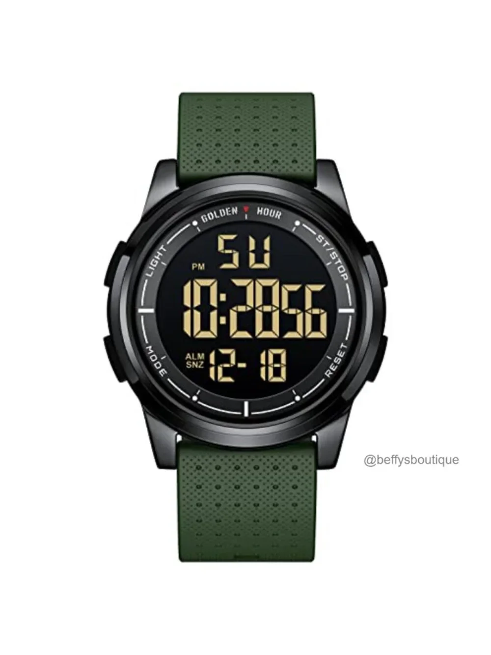 Ultra-Thin Waterproof Digital Sports Watch Rubber Strap